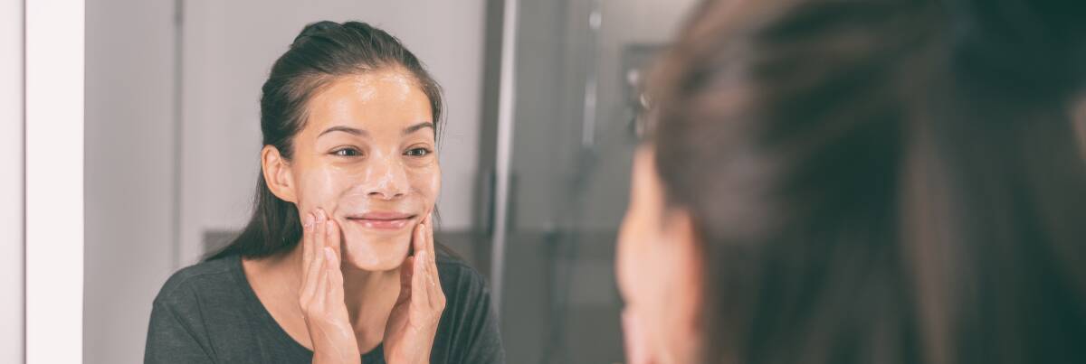 SAVING FACE: It's important to protect and hydrate skin after exfoliating, so be sure to use a moisturiser and SPF. Photo: Shutterstock