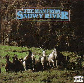 The CD cover for The Man From Snowy River motion picture.
