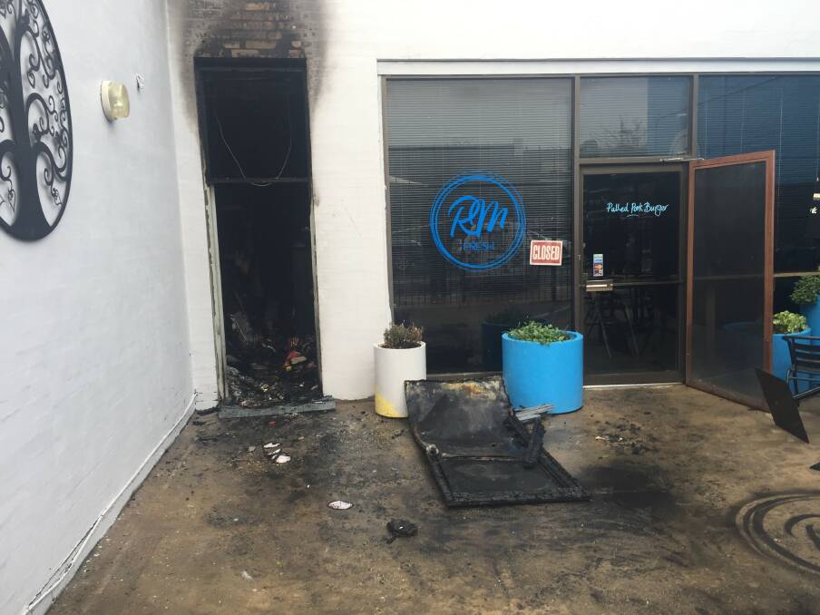 Fire ruins business in central Wodonga