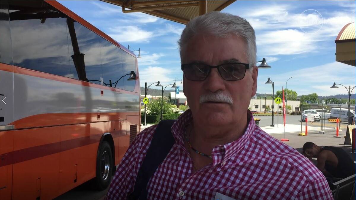 "I think it will be the last flipping time I use V/Line I can tell you." John Sheehan was less than impressed when his V/Line train service was cancelled on Tuesday, arriving by bus from Seymour to Albury.