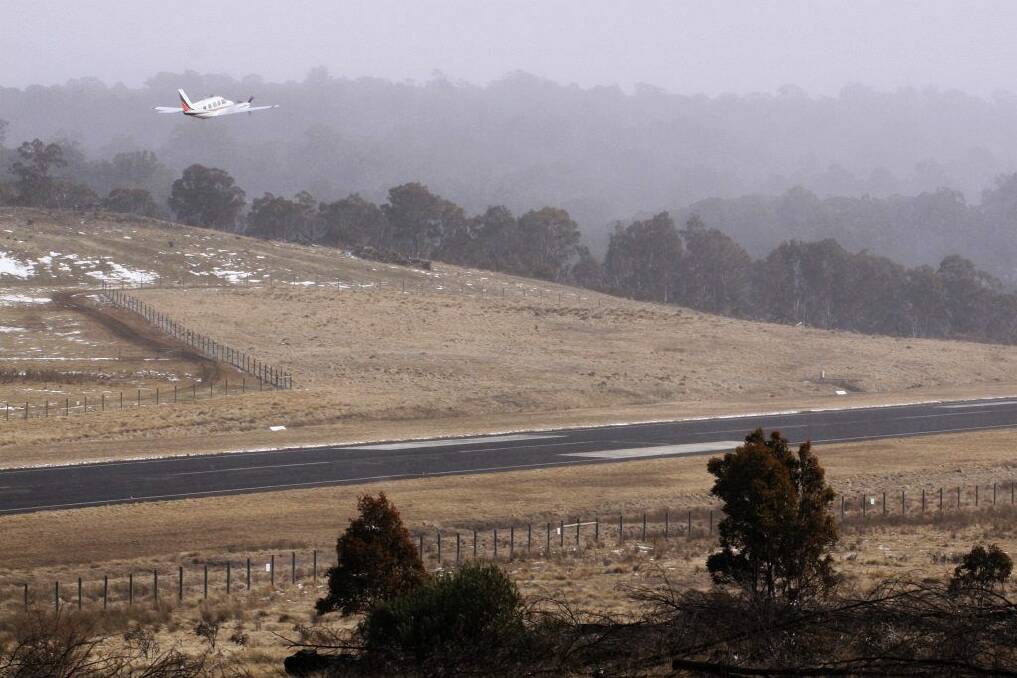 The pilot that crashed into Essendon DFO was under investigation for a near miss at Mount Hotham. Photo: Mount Hotham Airport. Source: Mapcarta