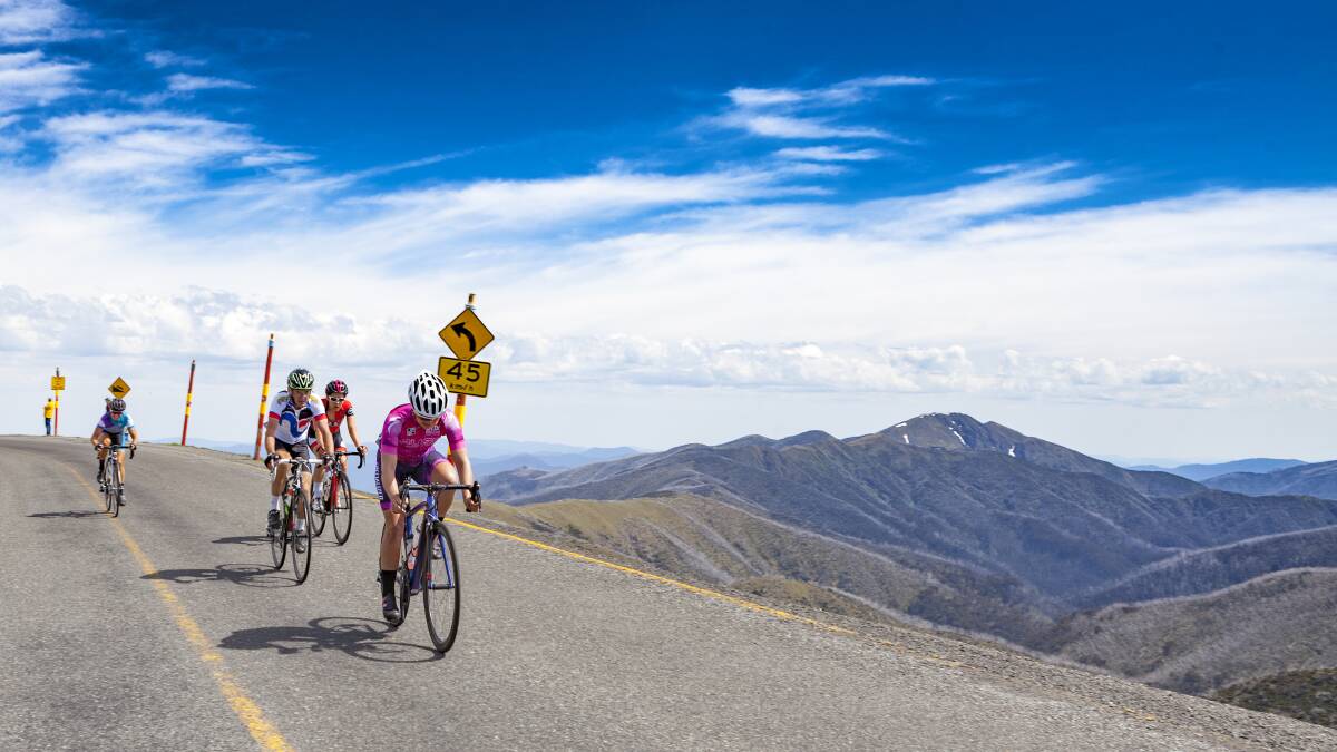 Athletes in action. Captured at Tour of Bright at Mount Hotham and around the Border on the weekend. PICTURES: Karl Gray and James Wiltshire.