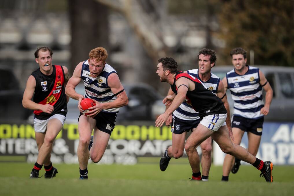 Yarrawonga spearhead Brandon Symes is training more following heavy farming commitments and the Pigeons will look for his improvement, starting against the Hawks.