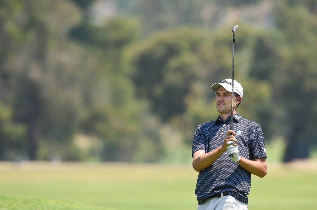 SOLID SCORE: Zach Murray shot 68 to claim a top five finish at Albury. Picture: MARK JESSER