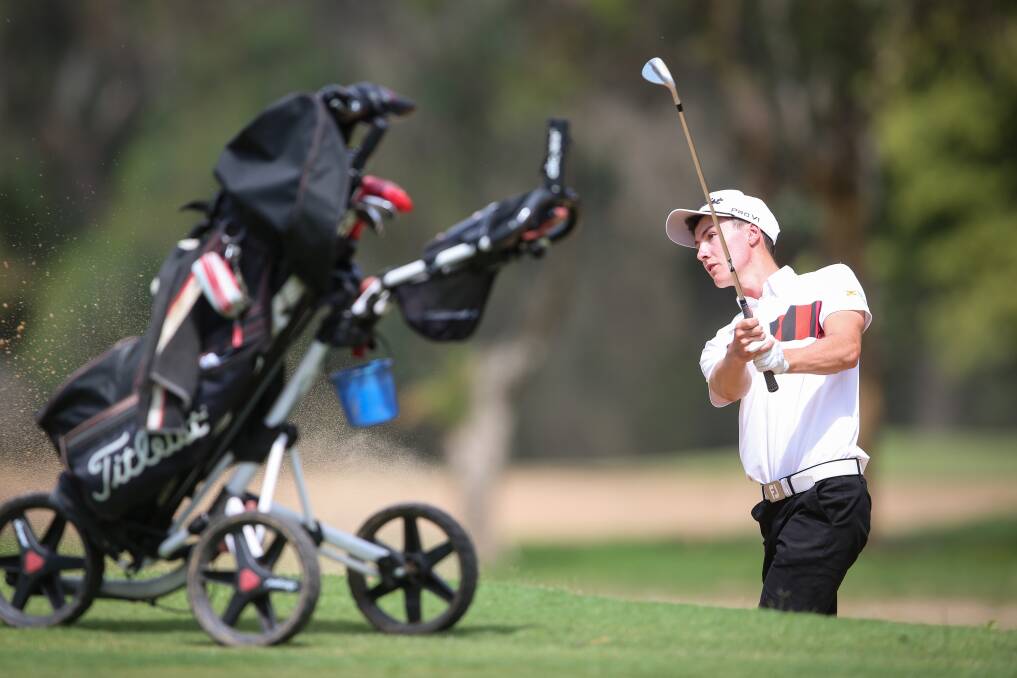 FRINGE TOP 10: Bradley Doherty, from NSW, is tied for 11th after landing a four-under 69 in the inaugural tournament.