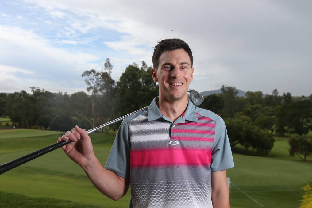 WELL PLAYED: Nathan Boehm claimed his fifth club championship at Albury last weekend. He fired five-over for 36 holes. Picture: TARA TREWHELLA