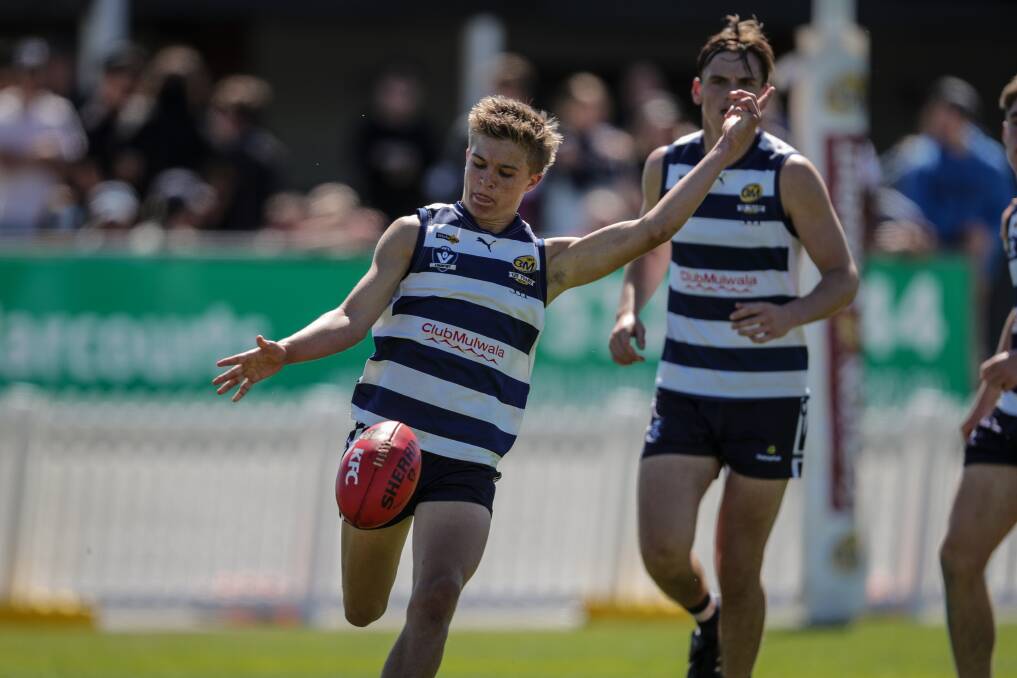 Jack Sexton played for Yarrawonga in the 2018 under 18s grand final against Wangaratta Rovers, but he's now won a spot on Richmond's VFL list.