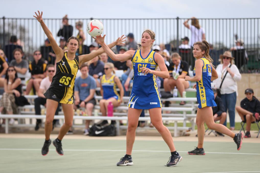 WHAT A STINT: Vashti Muller won a premiership with MCUE, just 72 hours after sharing the league's best and fairest with Osborne's Caren Hugo. Picture: JAMES WILTSHIRE