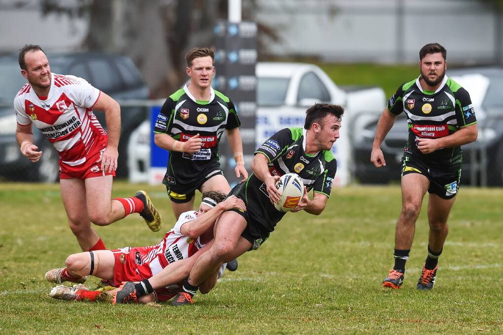 Albury Thunder's Liam Wiscombe continued his try-scoring run with a second half hat-trick against Junee. He also snared a try against Temora.