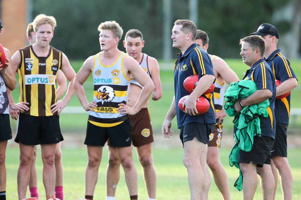 DARYN'S DIRECTION: Coach Daryn Cresswell says he's not sure what to expect with only 11 players from last year's final round. Picture: KYLIE ESLER
