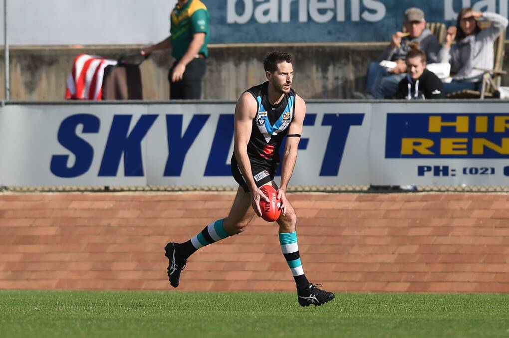 Lavington big man Brant Dickson suffered an AC joint (shoulder) injury in the 65-point win over Wodonga.