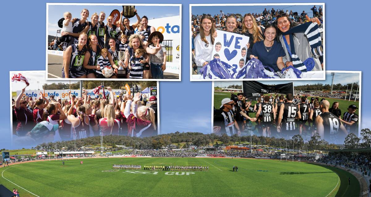 Lavington Sportsground hosted the first Ovens and Murray Football Netball League grand final in three years in 2022. A strong crowd of around 8700 attended.