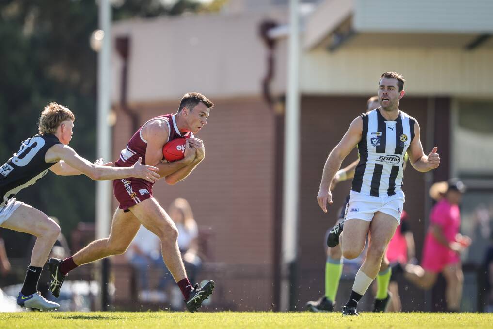 BAD TIMING: Wodonga's Alex Smout joined fellow profile recruit Angus Baker out of the match against Wangaratta, with the pair facing the Pies in round two.