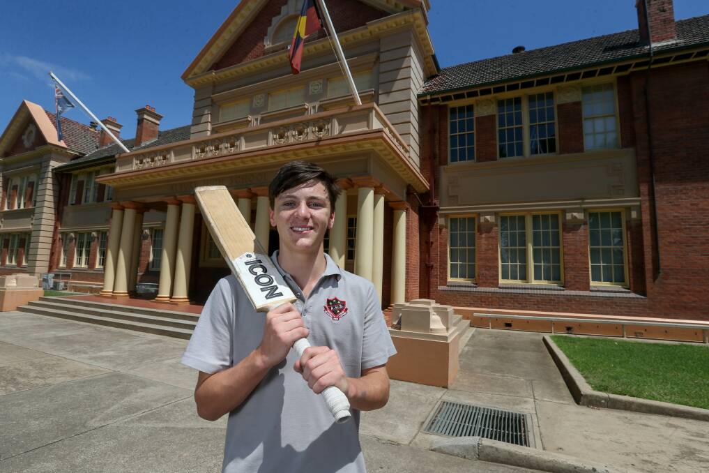 LYONS' LEGACY: Albury High School student Oscar Lyons has impressed with innings of 25 and 26 since debuting. Picture: TARA TREWHELLA