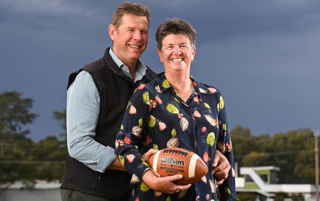 JAMES' JOURNEY: It was a big weekend for South Wangaratta's
Andrew and Janine Smith after their son James, a former
Wangaratta Rovers' footballer, joined NFL club
Tennessee Titans. Picture: MARK JESSER