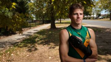 North Albury's Foster Gardiner is hoping to be back in late April following finger surgery. Picture by James Wiltshire