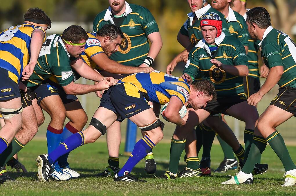 Steamers' forward Dave Cooper-Dunn was outstanding against Tumut.