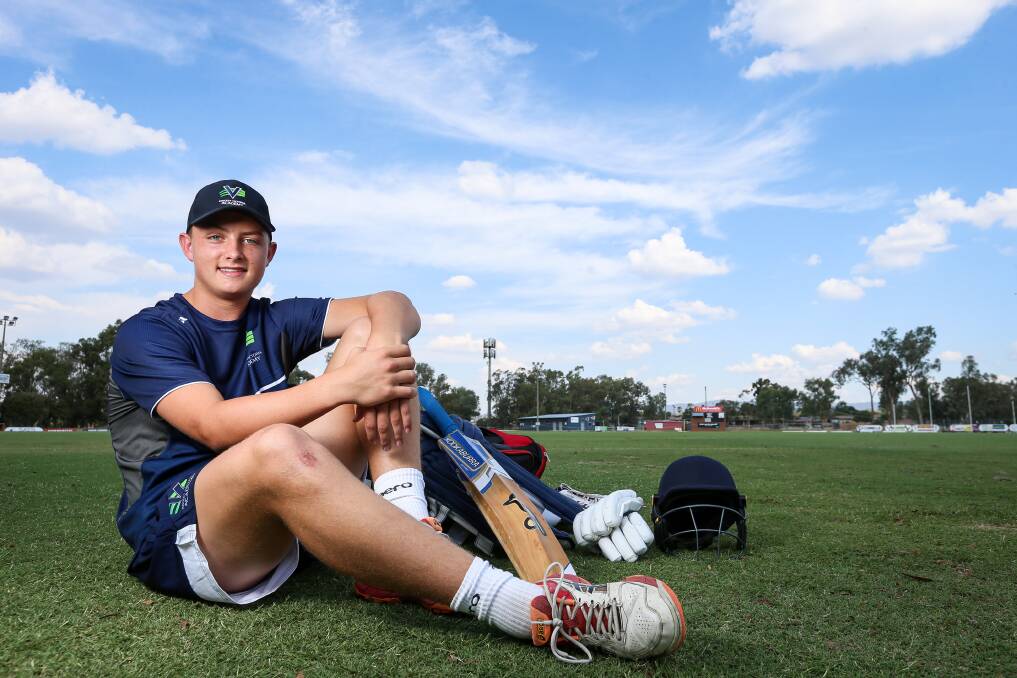 REP HONOURS: Wodonga Raiders' Jack Stewart is the only player from the North East to be selected for Victoria Country under 15s. Picture: JAMES WILTSHIRE