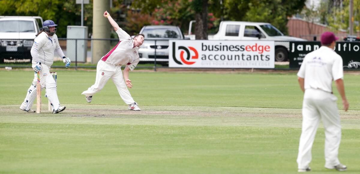 IN FORM: Wodonga captain Jack Craig has taken 30 wickets at 15.66 this season, bowling a mixture of pace and spin. 