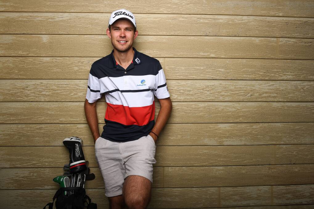 BRUTAL TEST: Wodonga product Zach Murray will start his pursuit of a career in Europe at qualifying school in Spain on Friday. Picture: MARK JESSER