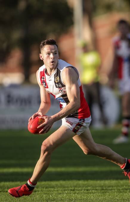 Myrtleford's Lachie Dale kicked six goals in a best on ground display.