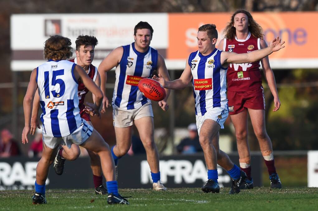Hayden Filliponi grabbed the Roos' best and fairest, sealing it with a strong performance in the final round loss to North Albury.