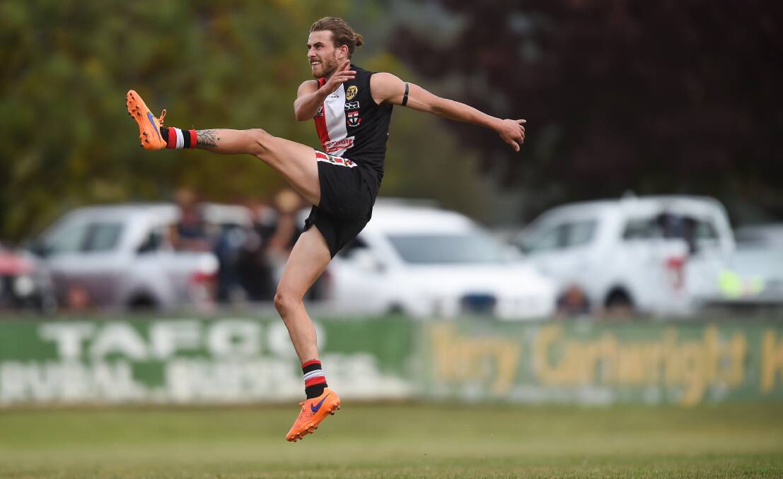 Tom Ellard has kicked 42 goals in 18 games. He rarely misses when he swings around on that lethal left foot.
