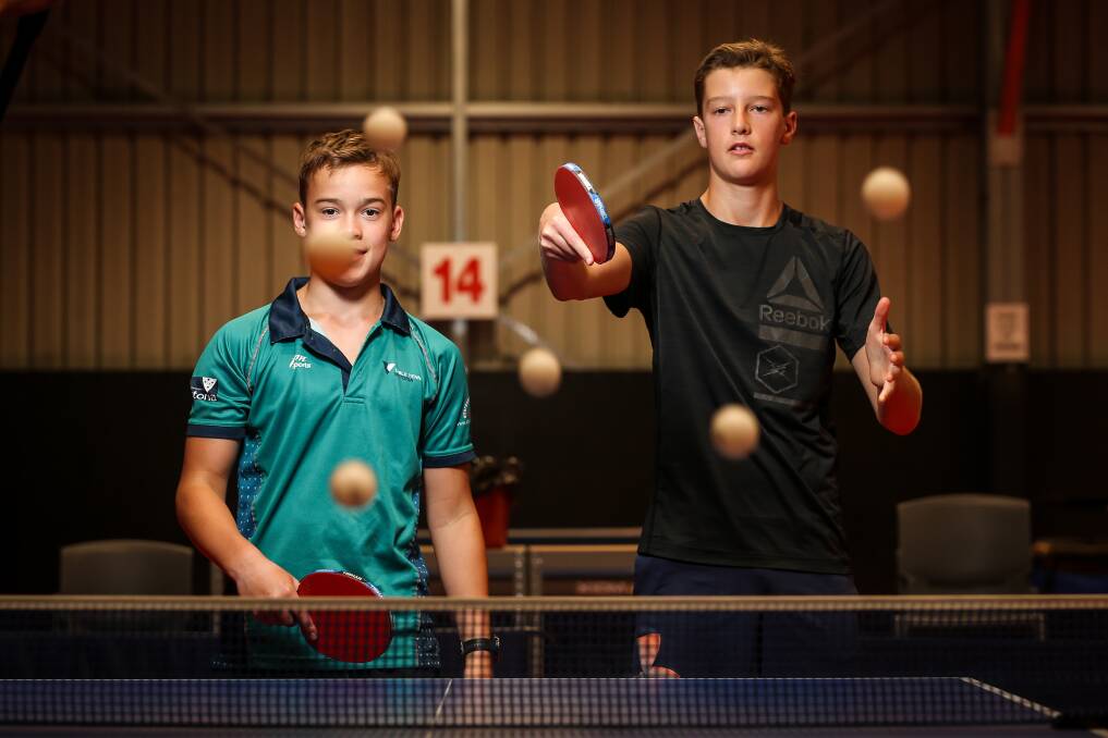 DYNAMIC DUO: Siblings Levi (left) and Max Geering have worked their way through the Albury Wodonga association. Picture: JAMES WILTSHIRE