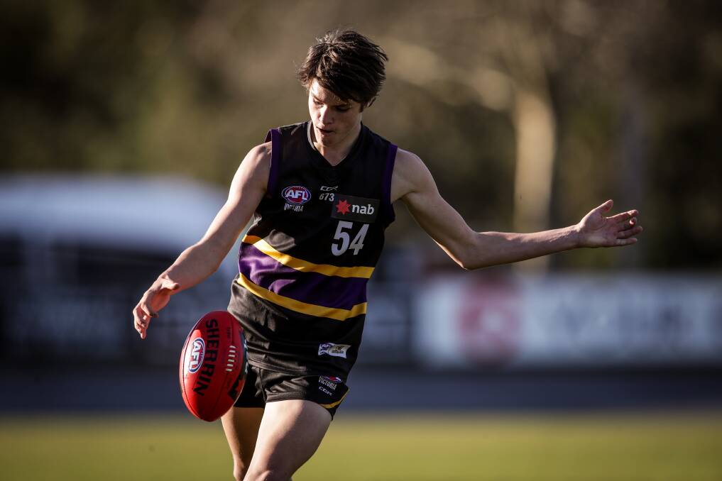 Myrtleford's Dominic Bedendo will play on a half-forward flank as the Bushies try to keep their season alive against Dandenong Stingrays in the under 18 competition.