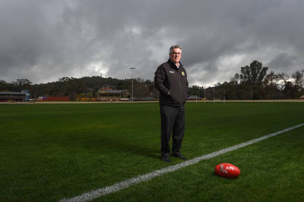 ALMOST THERE: It was a case of so near, yet so far, for Ovens and Murray Football Netball League chairman David Sinclair's plans to start the season. Picture: MARK JESSER