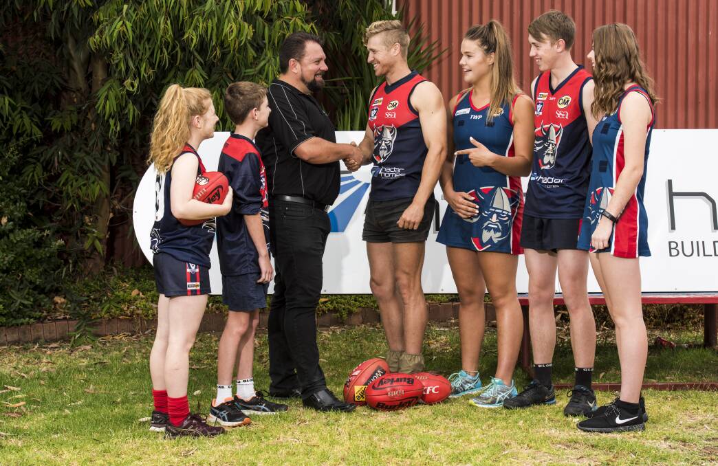 HOME GROWN: In a first, Hadar Homes will sponsor all the sporting groups at Wodonga Raiders.
 