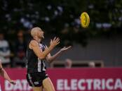 Wangaratta coach Ben Reid booted eight goals in the 45-point home win over Wodonga on Saturday. The Pies kept the visitors goalless in the second quarter.