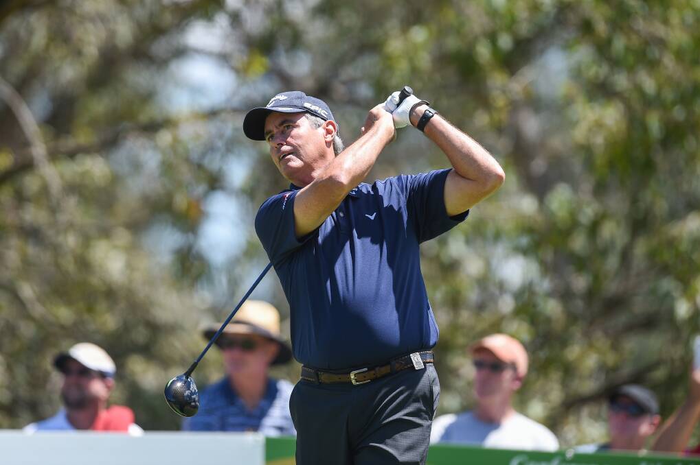 Ian Baker-Finch, who won the 1991 British Open, played in the inaugural NSW Senior Open at Thurgoona Country Club Resort in 2017.