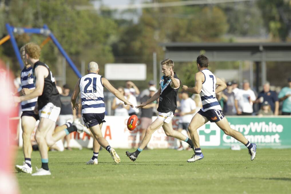 Billy Glanvill was a ball magnet during his debut year with Lavington in 2022. Glanvill's first game back will also be against Yarrawonga.