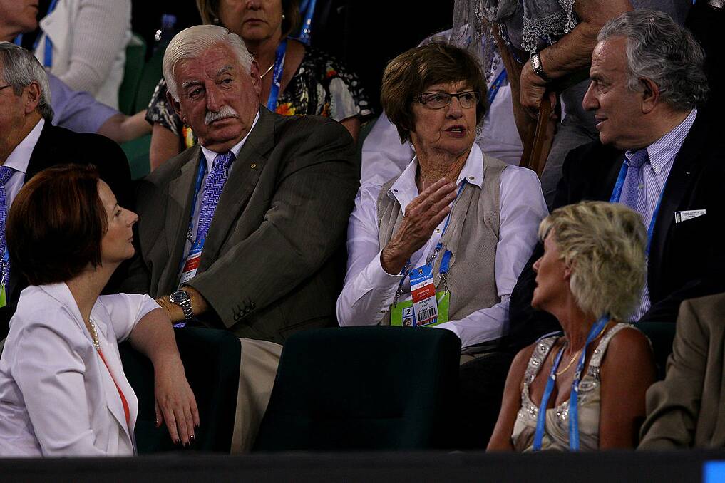 Margaret Court (centre) will return to open the tournament named in her honour early next month. The Margaret Court Cup started in 2000 and continues to grow.