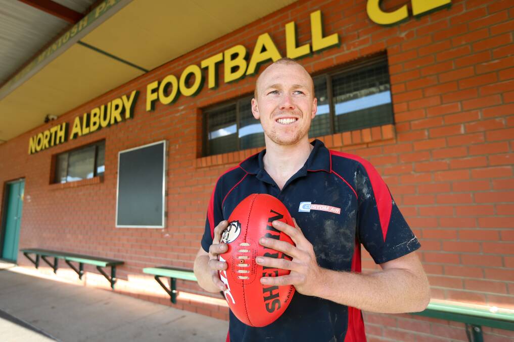 SEASONED CAMPAIGNER: North Albury's reigning best and fairest George Godde is one of only three players to boast years of experience at senior level.