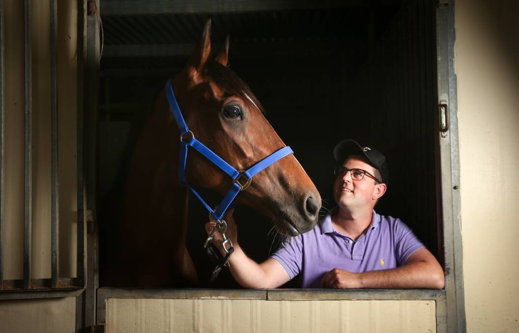 MITCH'S MOVE: Trainer Mitch Beer has just made the move from Mornington. He's had a lifelong passion for racing with his dad a long-time jockey. Picture: KYLIE ESLER