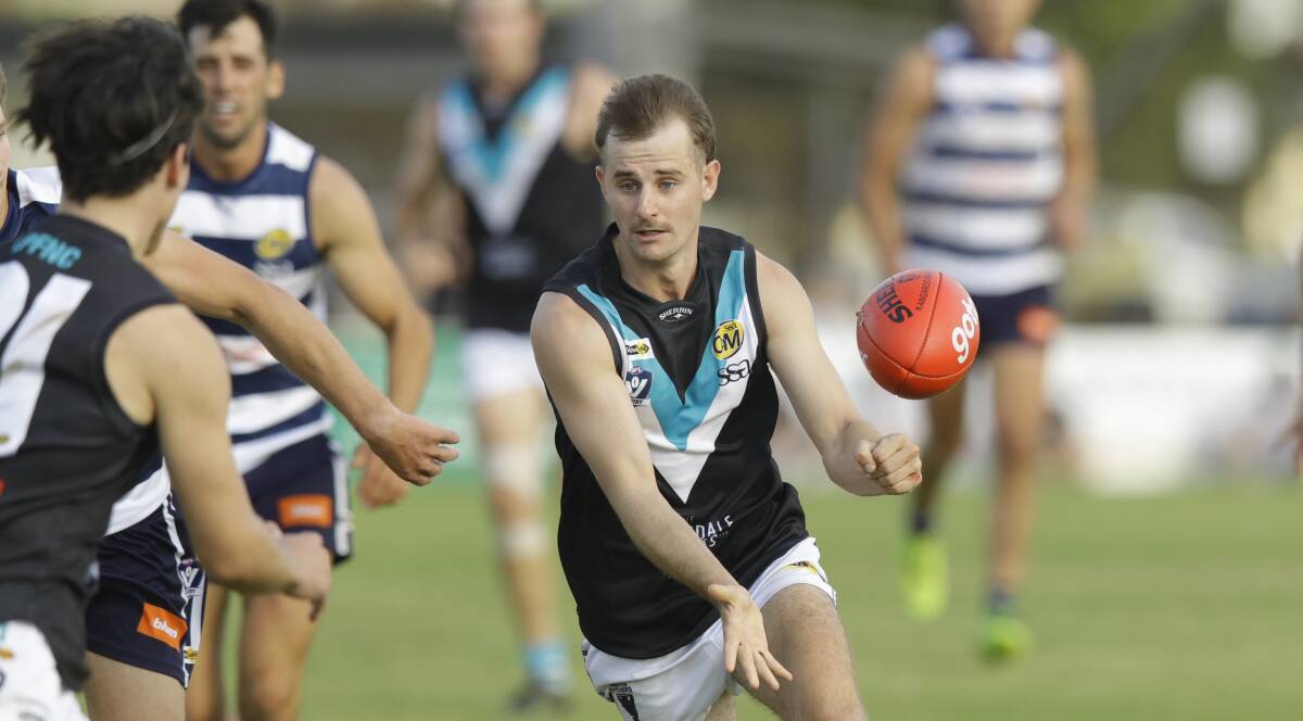 Shaun Driscoll was superb for the Panthers at home, kicking four goals.