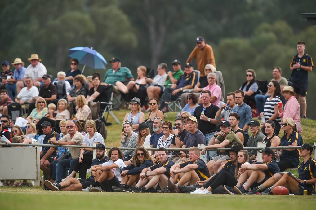 TOP CROWD: Around 2750 people - almost the population of Myrtleford - flocked to the game.
