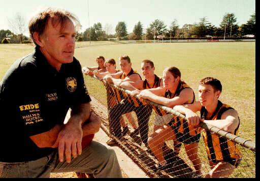 BURT'S BABES: Wangaratta Rovers' coach Laurie Burt had a stack of talented teens in 1997, including first-year player Danny Nolan (third from right).