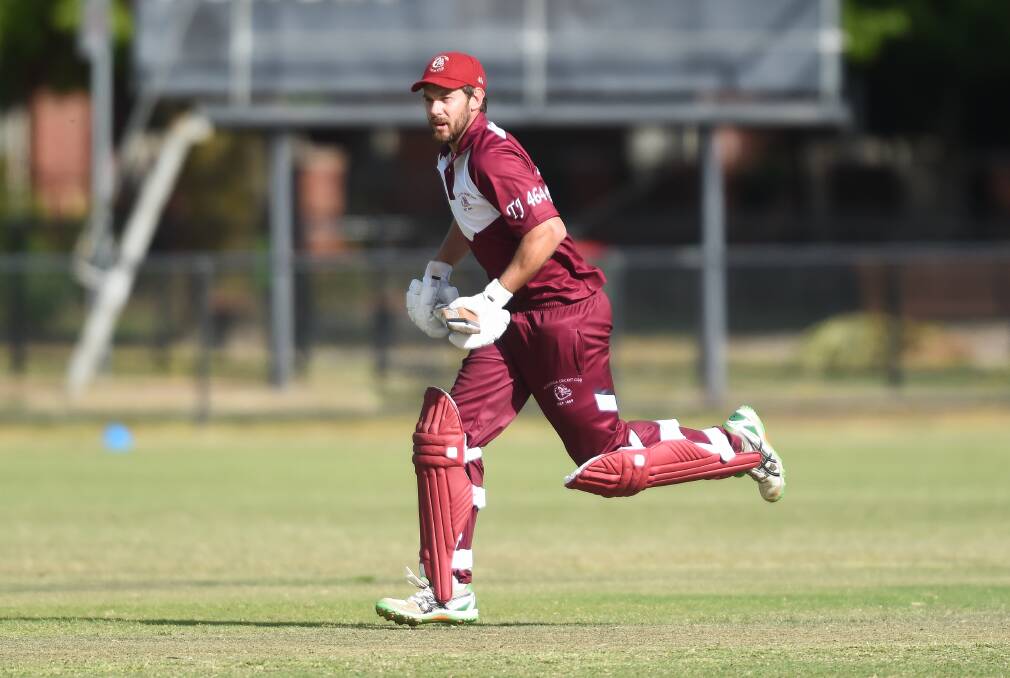 Wodonga's Tom Johnson claimed a crucial wicket in the thrilling win over Belvoir. Picture: MARK JESSER