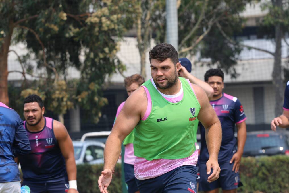 BIG TASK: Melbourne Rebels' prop Cam Orr will tackle the Brumbies' monster front row in Thursday's trial matches.