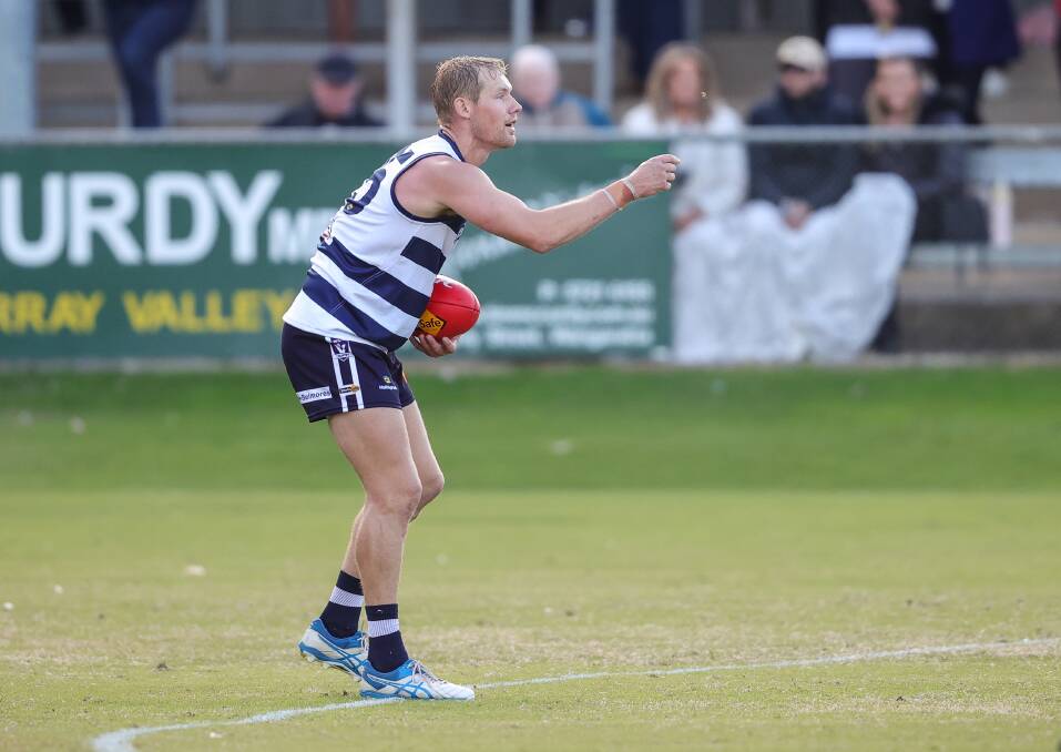 STRONG DEBUT: Leigh Williams kicked five goals against Wodonga in his first game. Picture: JAMES WILTSHIRE