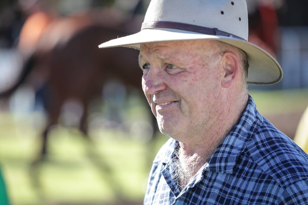 ONE HORSE, ONE WIN: Holbrook trainer Rod Weston's only horse in work, My Kind, produced a thrilling win at Albury. Picture: JAMES WILTSHIRE