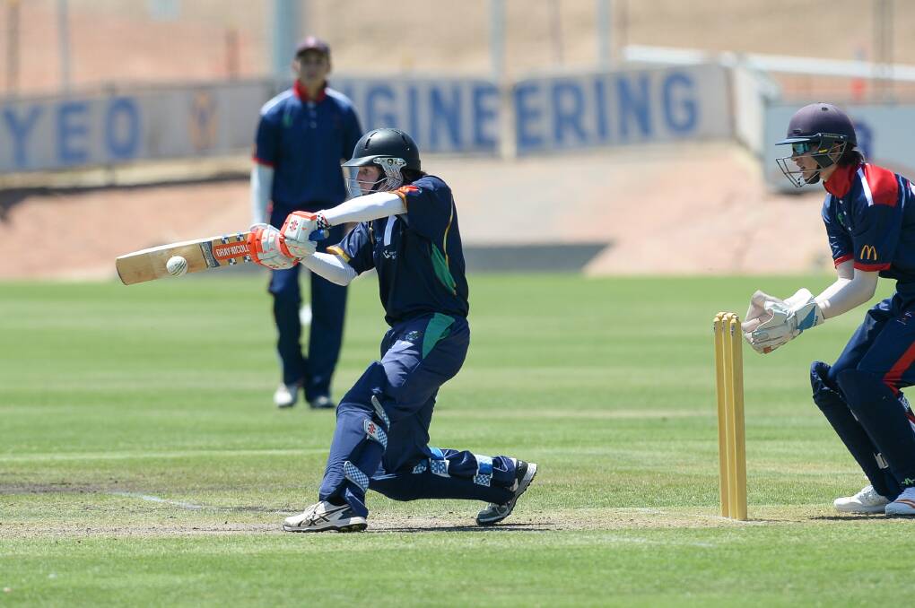 CAPTAIN'S KNOCK: Riverina's Josh Mills starred for his team, scoring 79 runs at number four after the home outfit had lost three quick wickets.