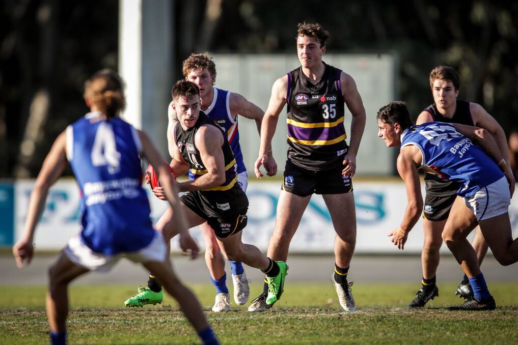 Like his team-mates, Jye Chalcraft will look to impress AFL talent scouts in the run home.