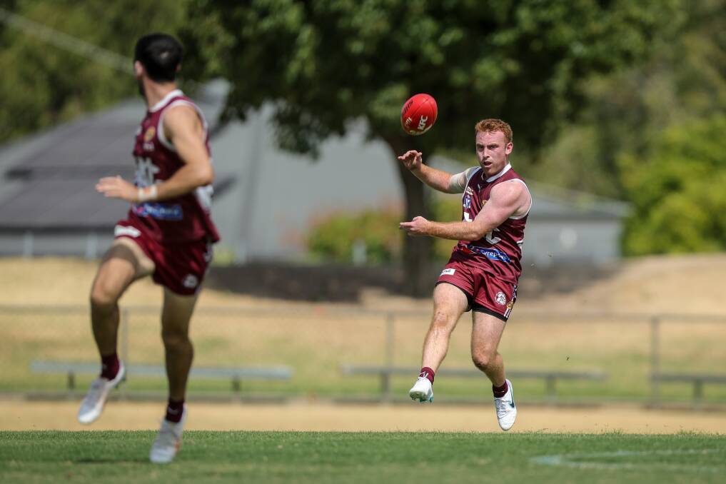 Wodonga co-coach Jack O'Sullivan impressed in the club's big win over Wagga Tigers on Saturday. Picture by James Wiltshire