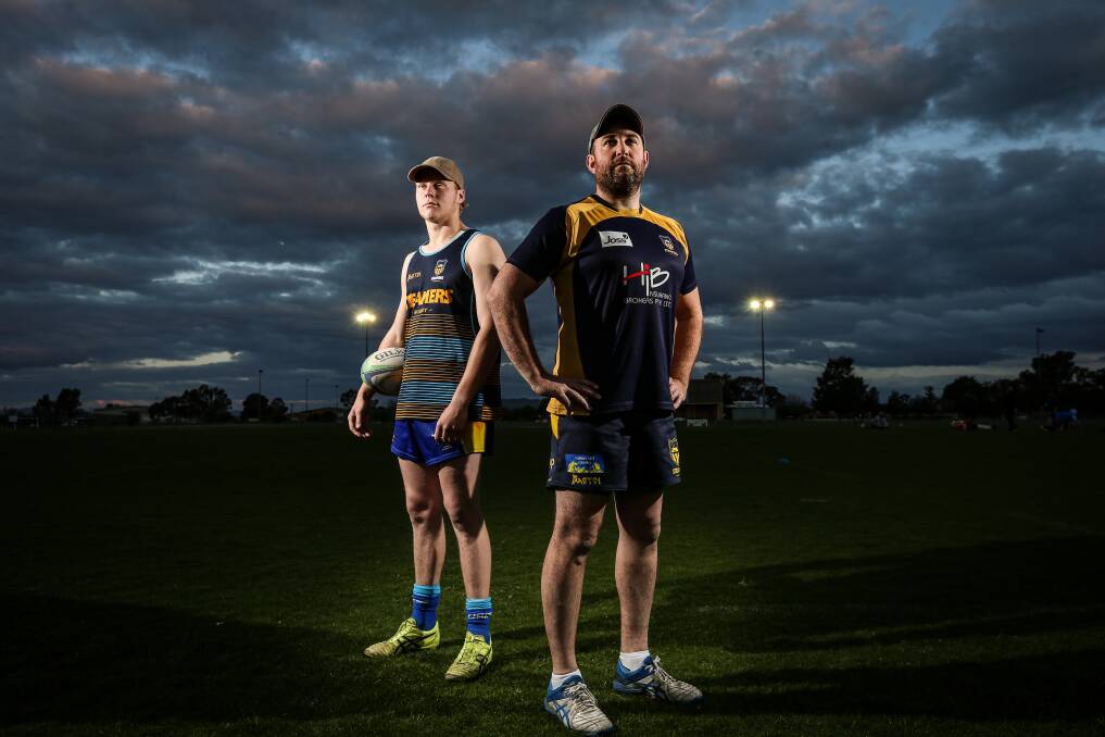 GLORY: Steamers' reserves could cap a unique season when they play in the decider. Sam Seton (left) is the captain and Mat Coombes the coach. Picture: JAMES WILTSHIRE