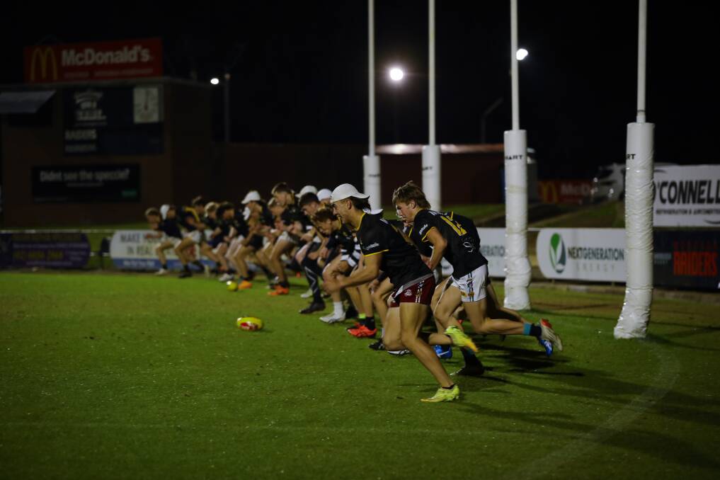 The O and M under 18s trailed at the first two changes, before setting up the win with a blistering third term, kicking six goals to one against Goulburn Valley.