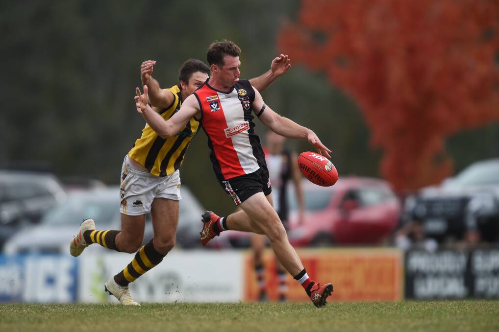 Wangaratta Rovers (left) and Myrtleford have had bounce back seasons after the club were awarded bonus points.